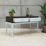 Vintage chest of drawers walnut wood white 1970s 6