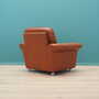 Vintage Armchair Leather Brown 1960s 3