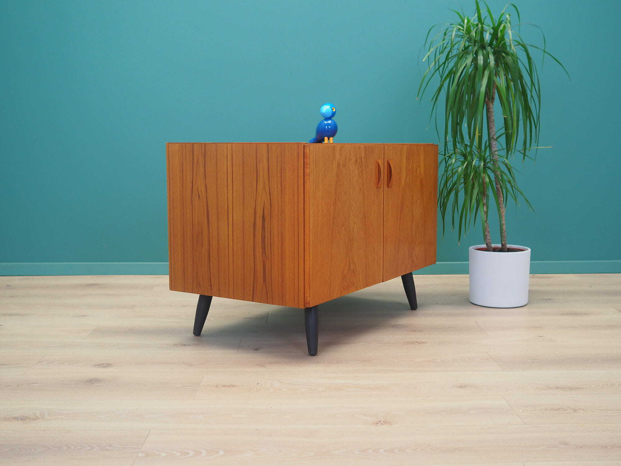 Vintage cabinet Teak brown 1970s 4