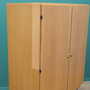Vintage wardrobe ash wood brown 1970s 5