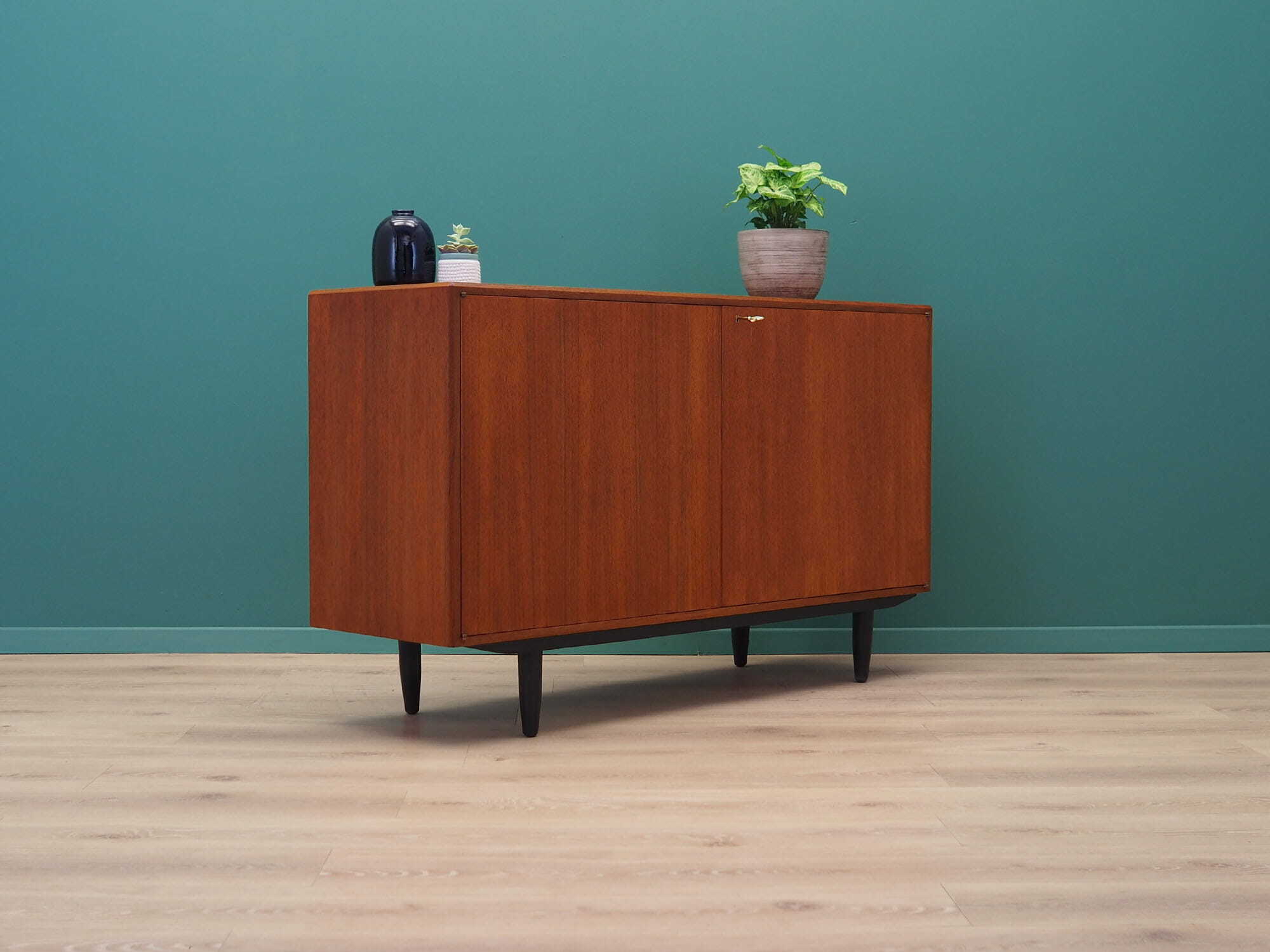 Vintage cabinet teak brown 1960s 4