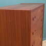 Cassettiera Vintage in Teak Marrone Anni '70 6
