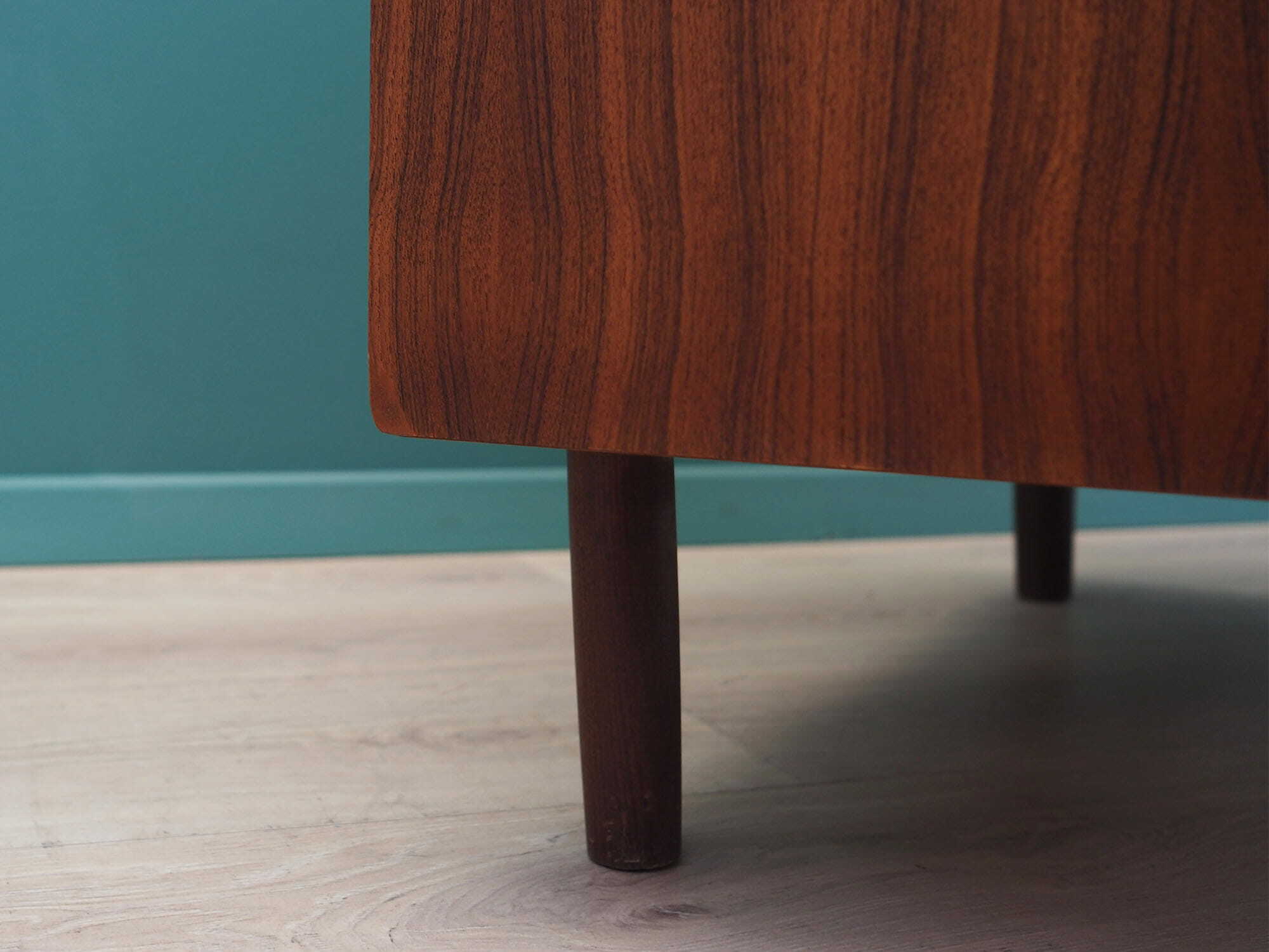 Vintage chest of drawers Teak wood Brown 1970s 7