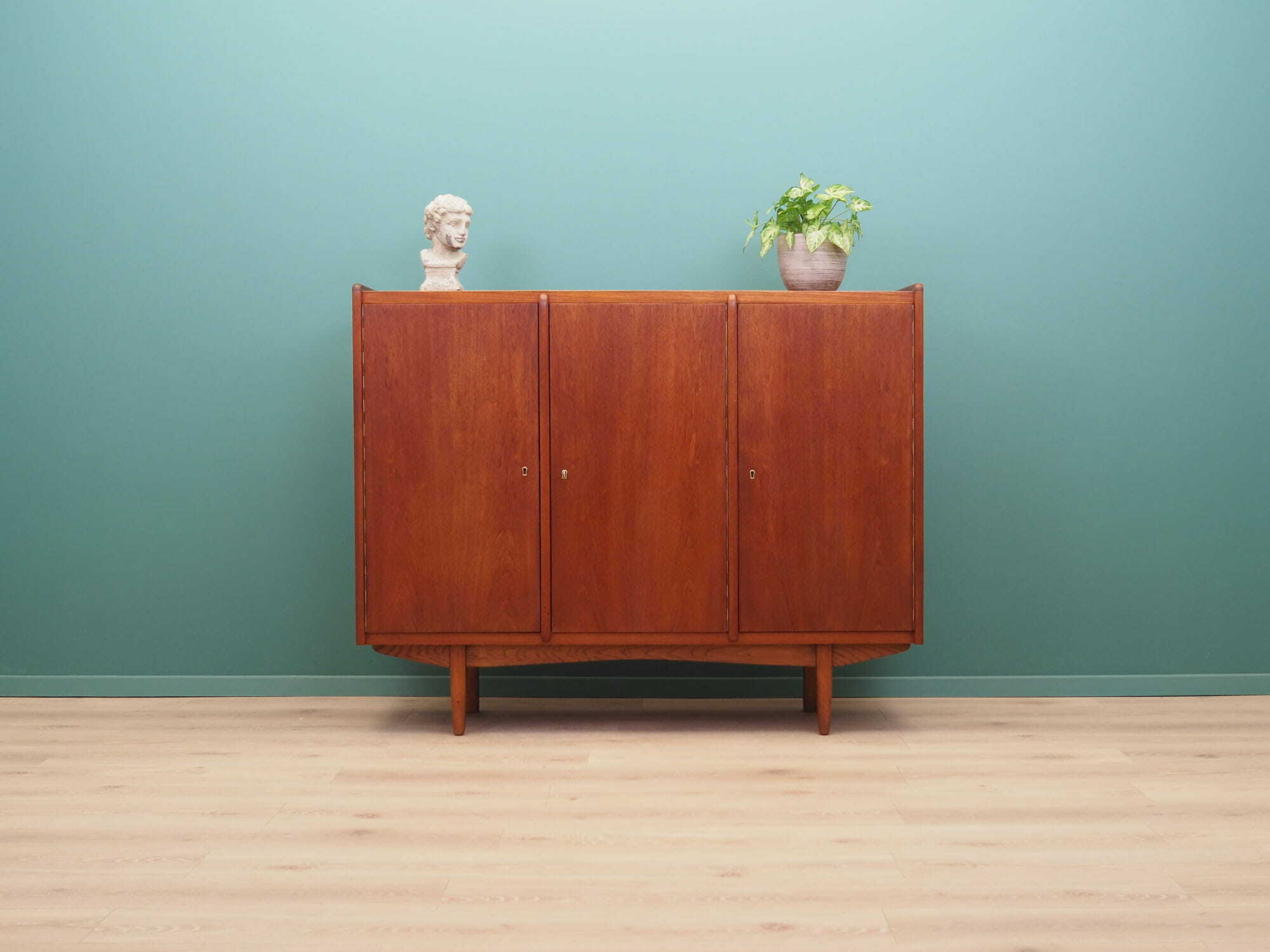Vintage Sideboard Teak Wood Brown 1960s 1