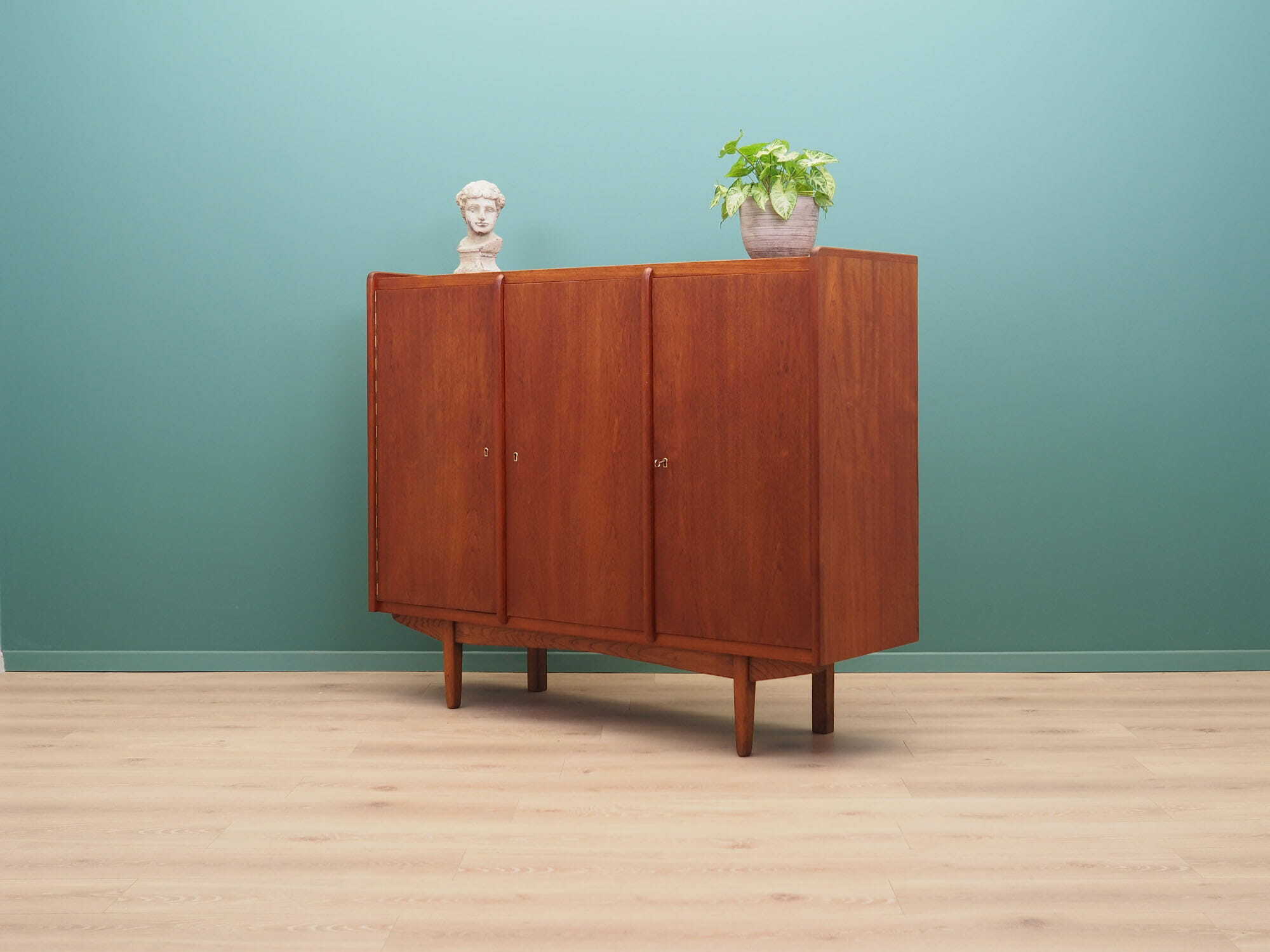 Vintage Sideboard Teak Wood Brown 1960s 3