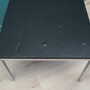 Vintage Side Table Slate Metal Black 1970s 6