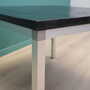 Vintage Side Table Slate Metal Black 1970s 8