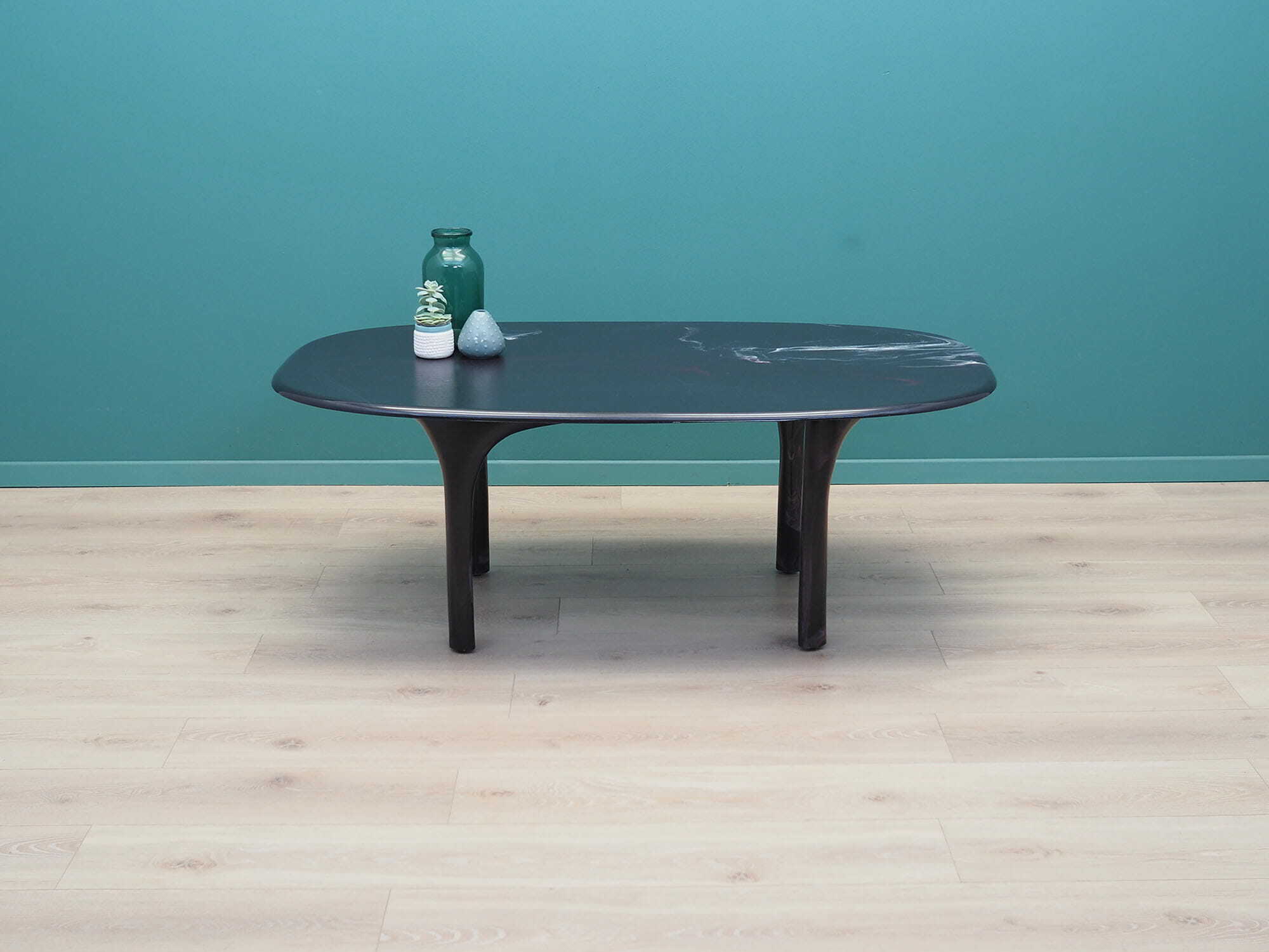 Vintage Coffee Table Stone Brown 1970s 2