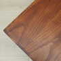 Vintage Coffee Table Wood Metal Brown 1970s 8