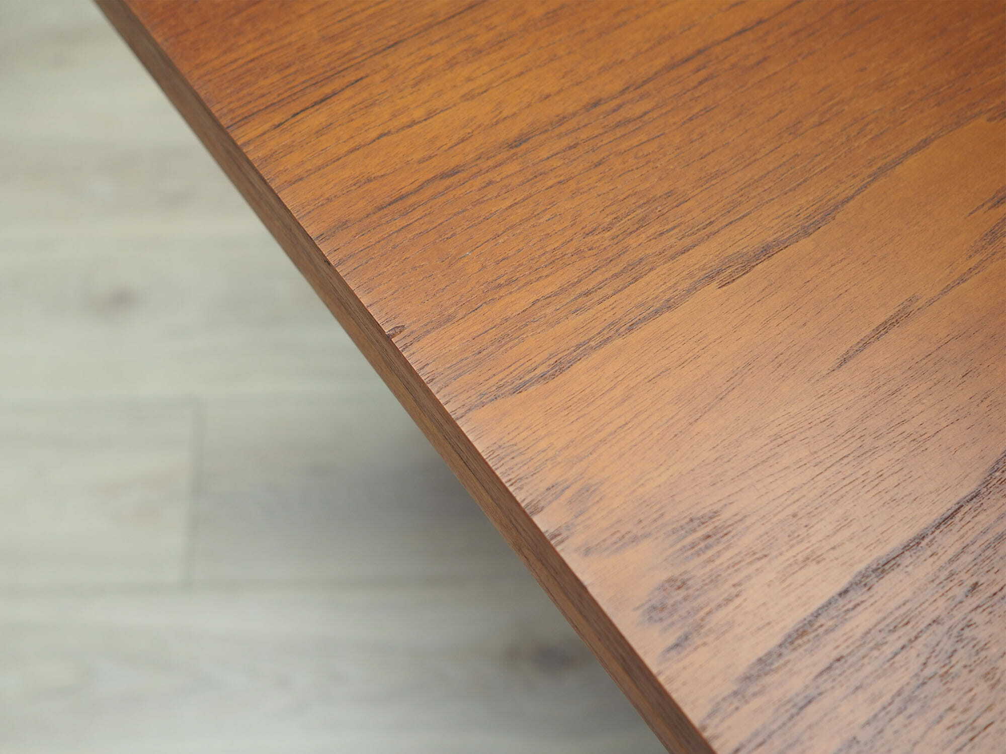 Scrivania Vintage in Teak Marrone Anni '70 6
