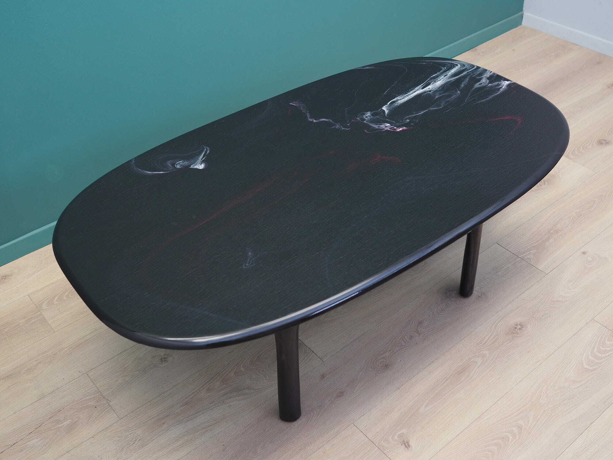 Vintage Coffee Table Stone Brown 1970s 6