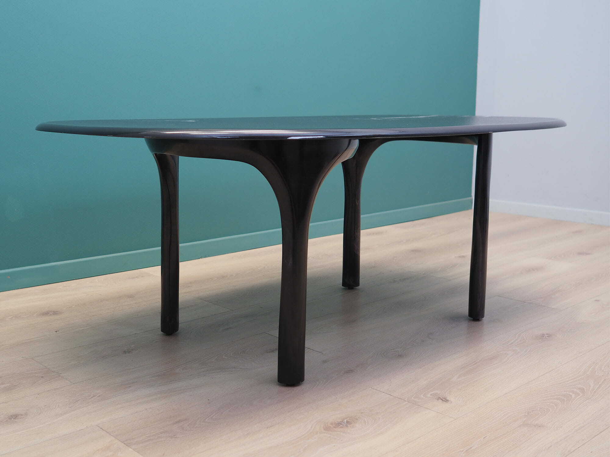 Vintage Coffee Table Stone Brown 1970s 7