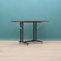 Vintage Table Wood Metal Brown 1970s 2