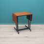 Vintage Table Wood Metal Brown 1970s 6