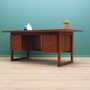 Vintage desk teak brown 1970s 2