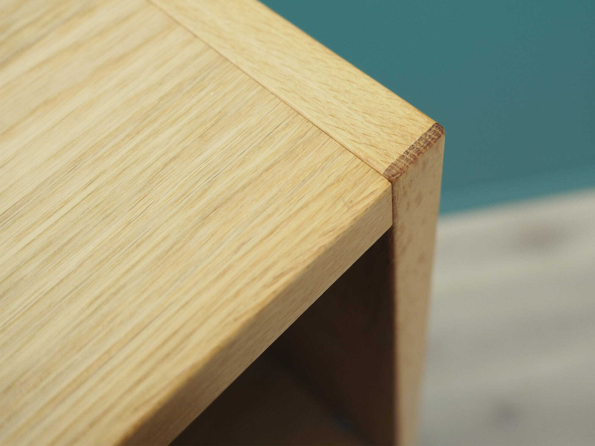 Vintage bookshelf, ash wood, brown, 1970s 8