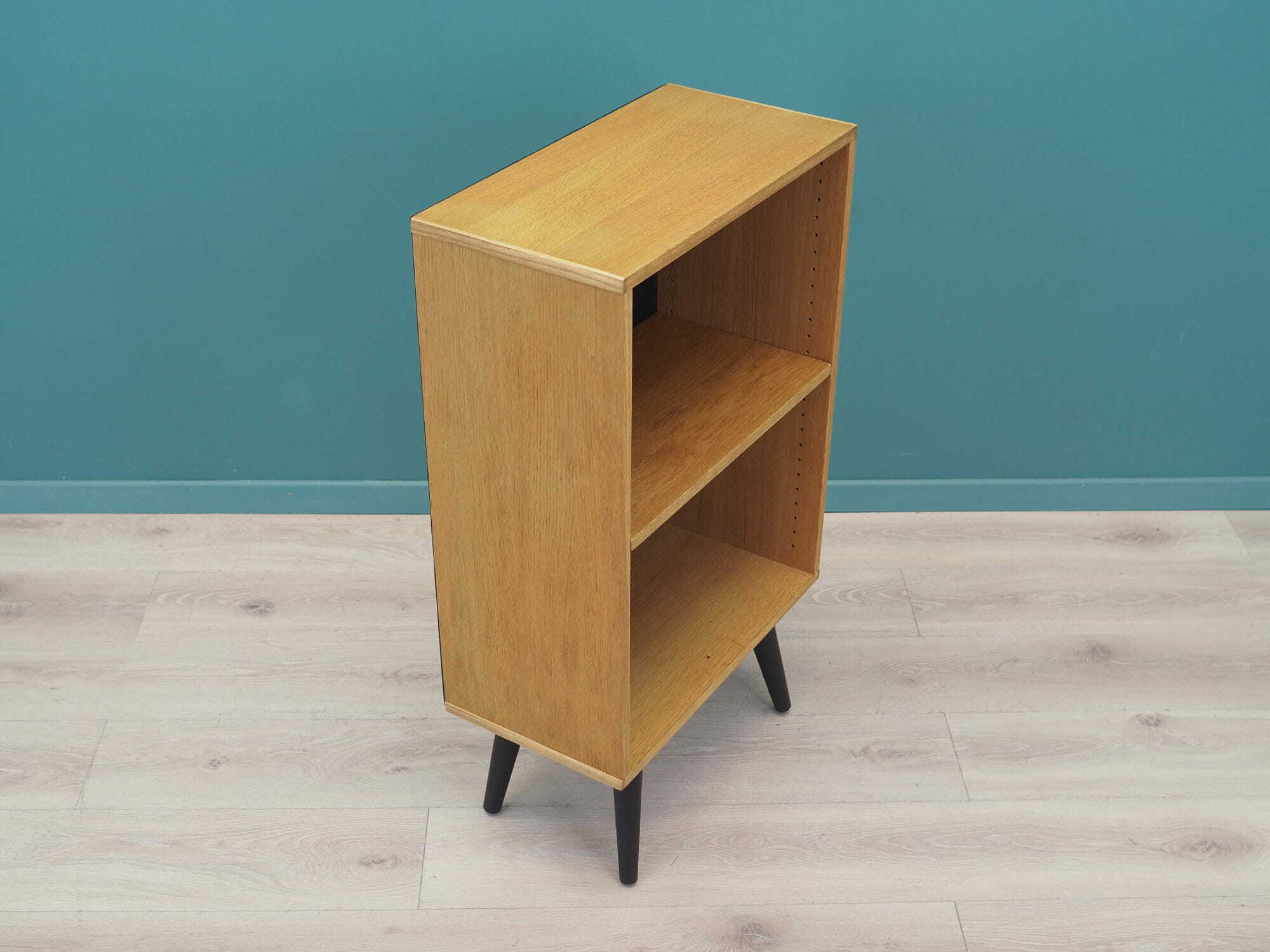 Vintage Bookshelf Ash Wood Brown 1970s 4