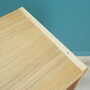Vintage Bookshelf Ash Wood Brown 1970s 7