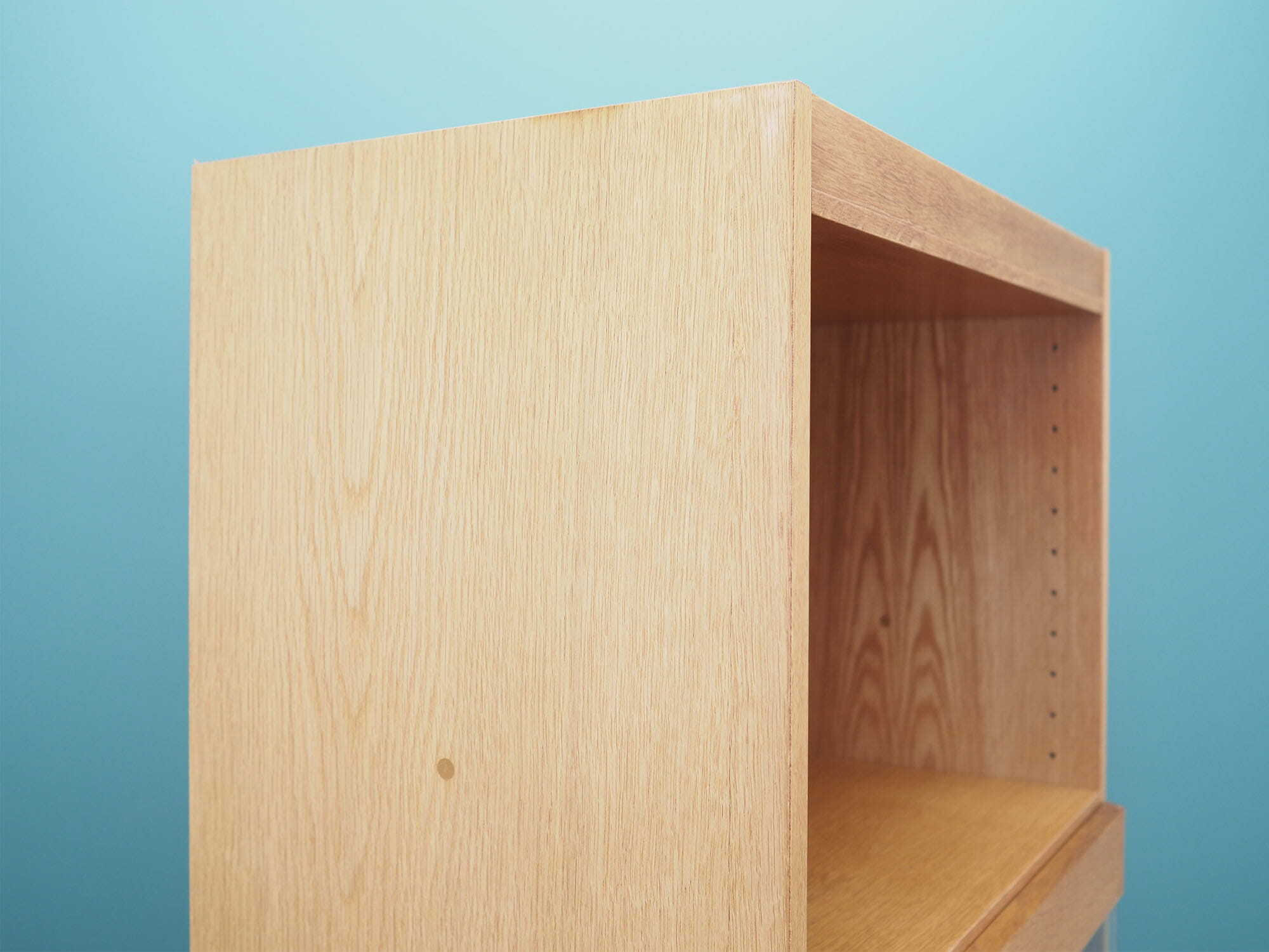 Vintage Bookshelf Wood Beige 1970s 6