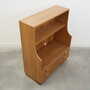 Vintage Bookshelf Wood Brown 1970s 5