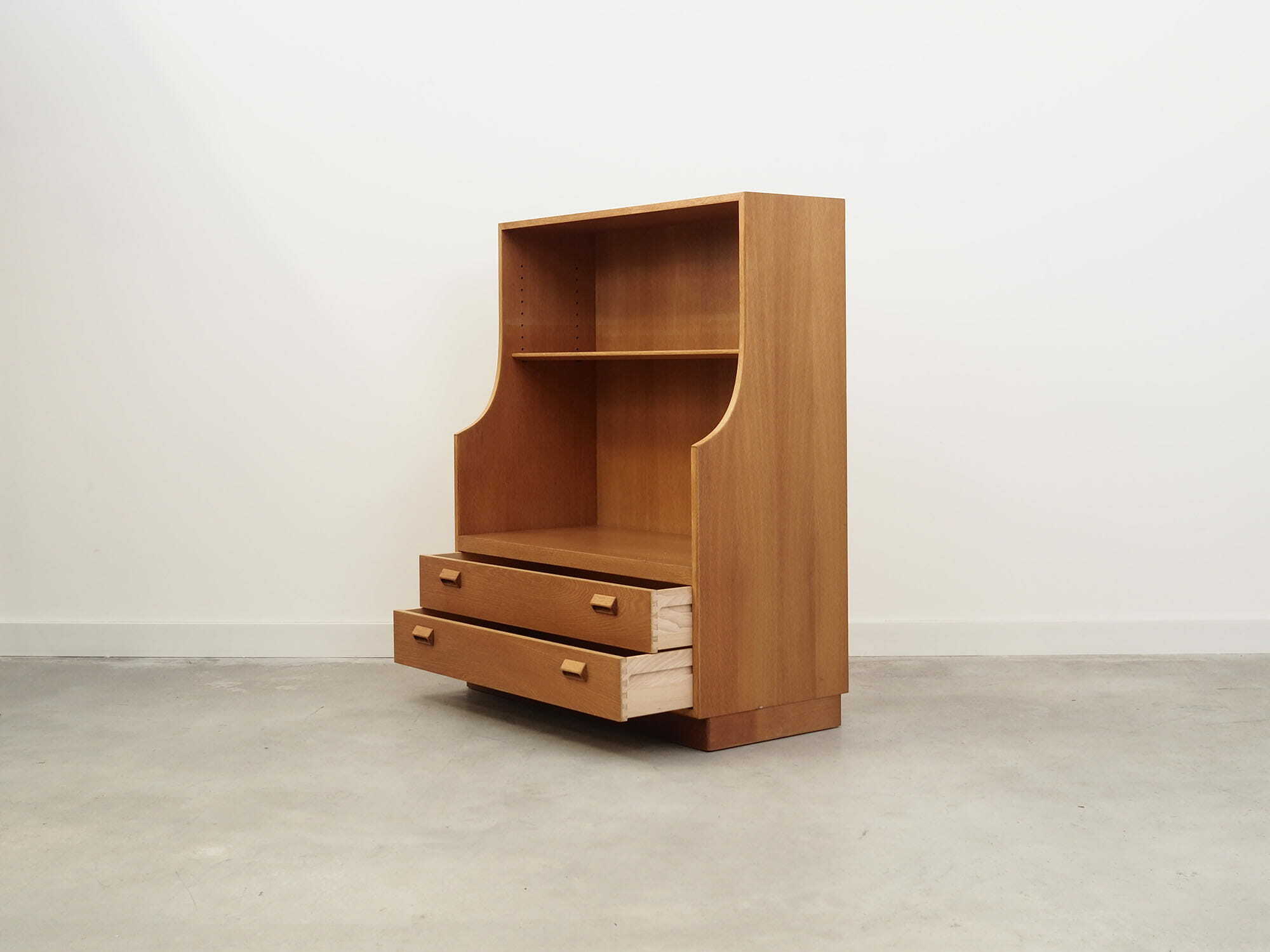 Vintage Bookshelf Wood Brown 1970s 3