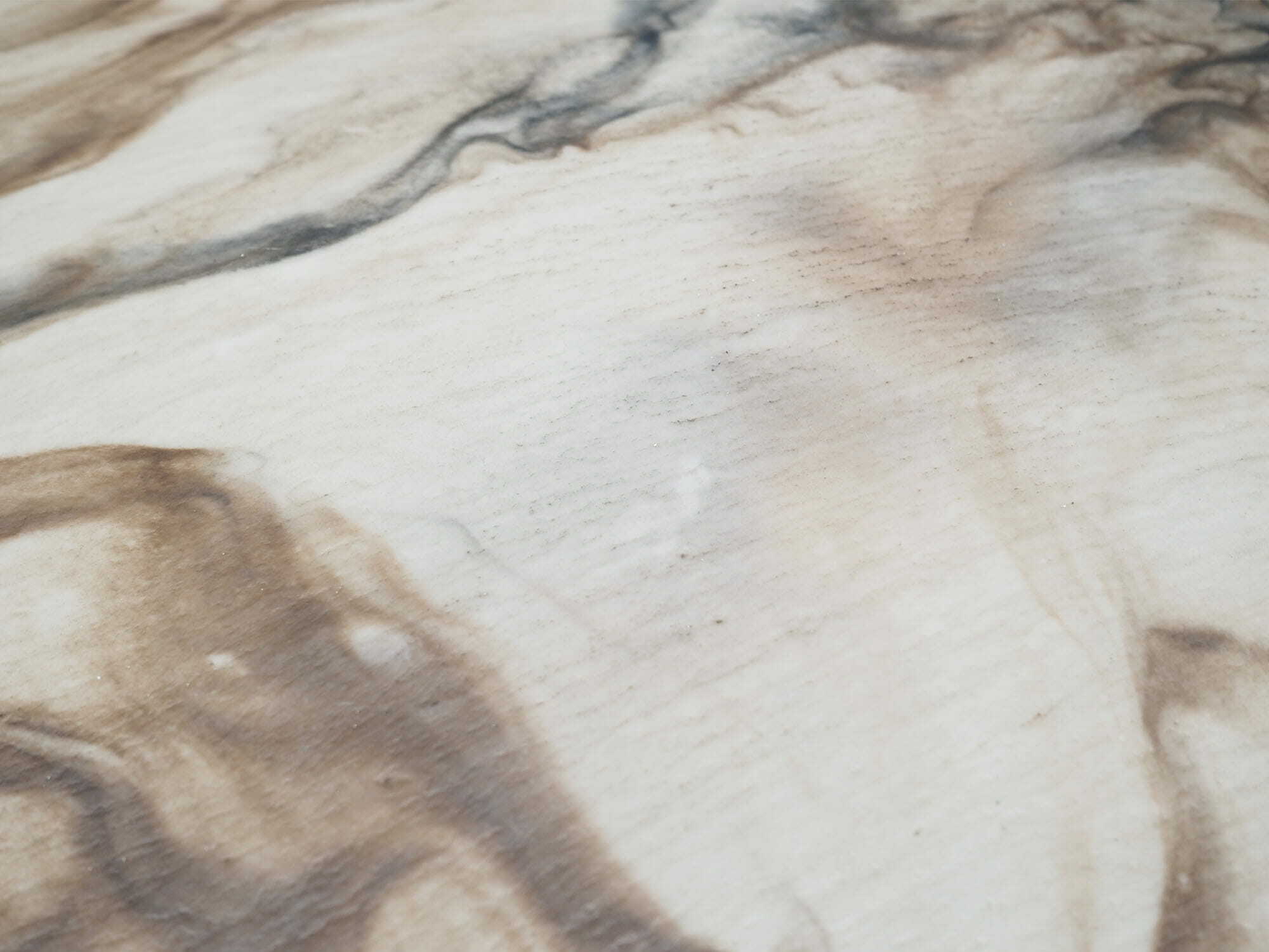 Vintage Coffee Table Wood Stone Multicolor 1970s 7