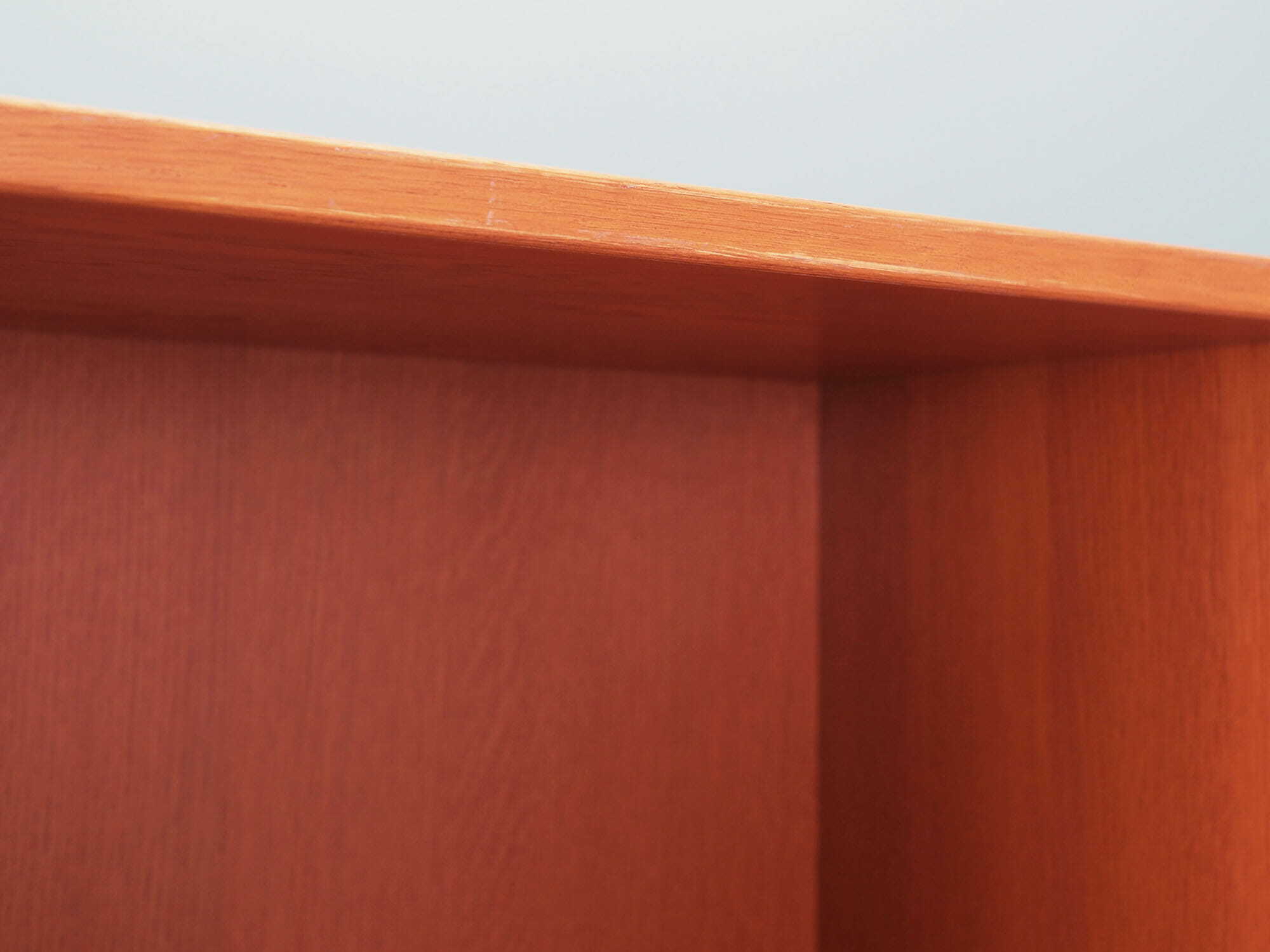 Vintage Bookshelf Wood Brown 1970s 4