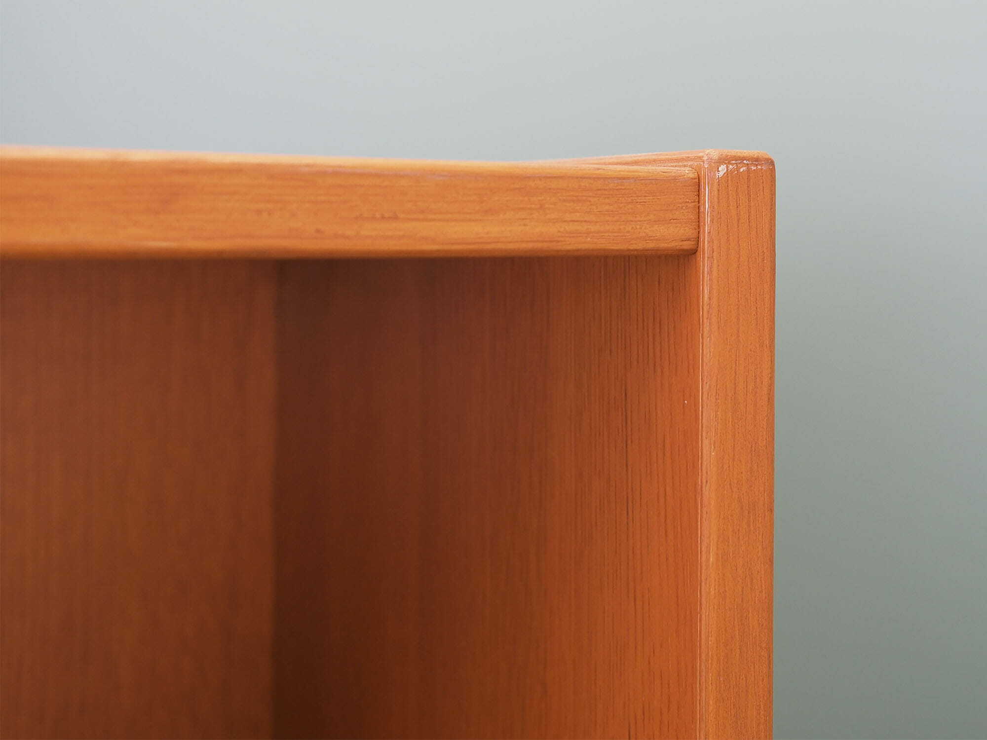 Vintage Bookshelf Wood Brown 1970s 7