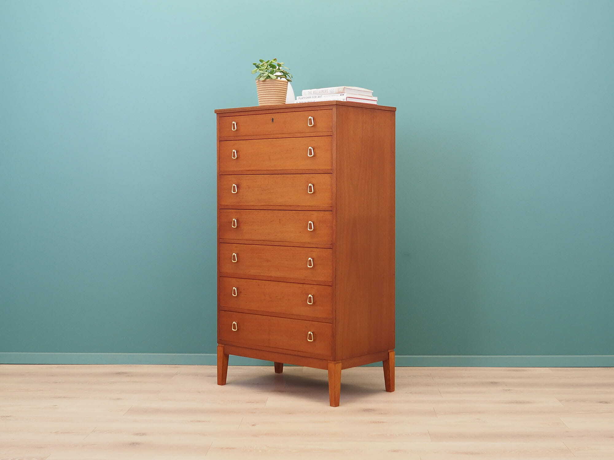 Vintage chest of drawers Mahogany Brown 1970s 2