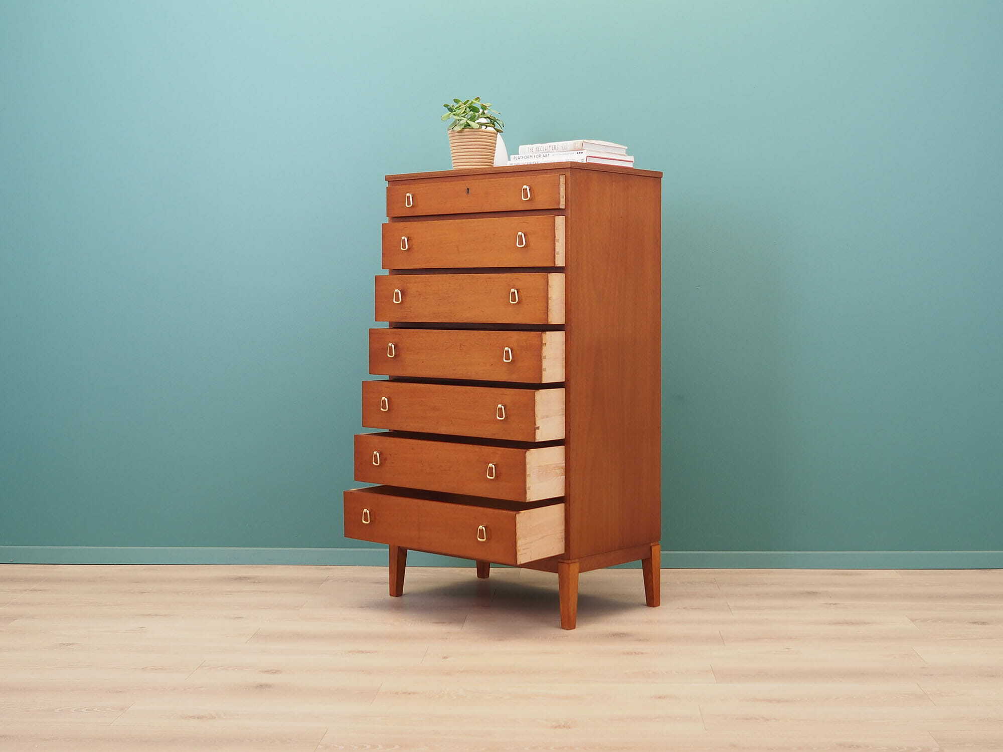 Vintage chest of drawers Mahogany Brown 1970s 3