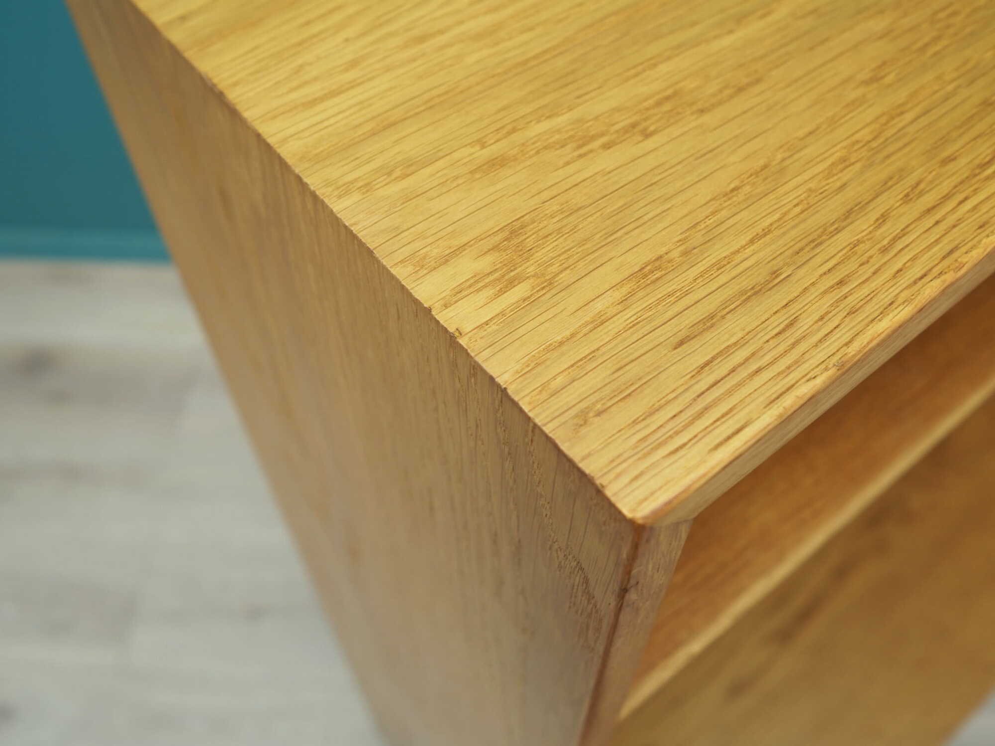 Vintage bookshelf wood brown 1970s 7