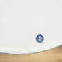 Vintage pendant lamp glass white 1970s 3