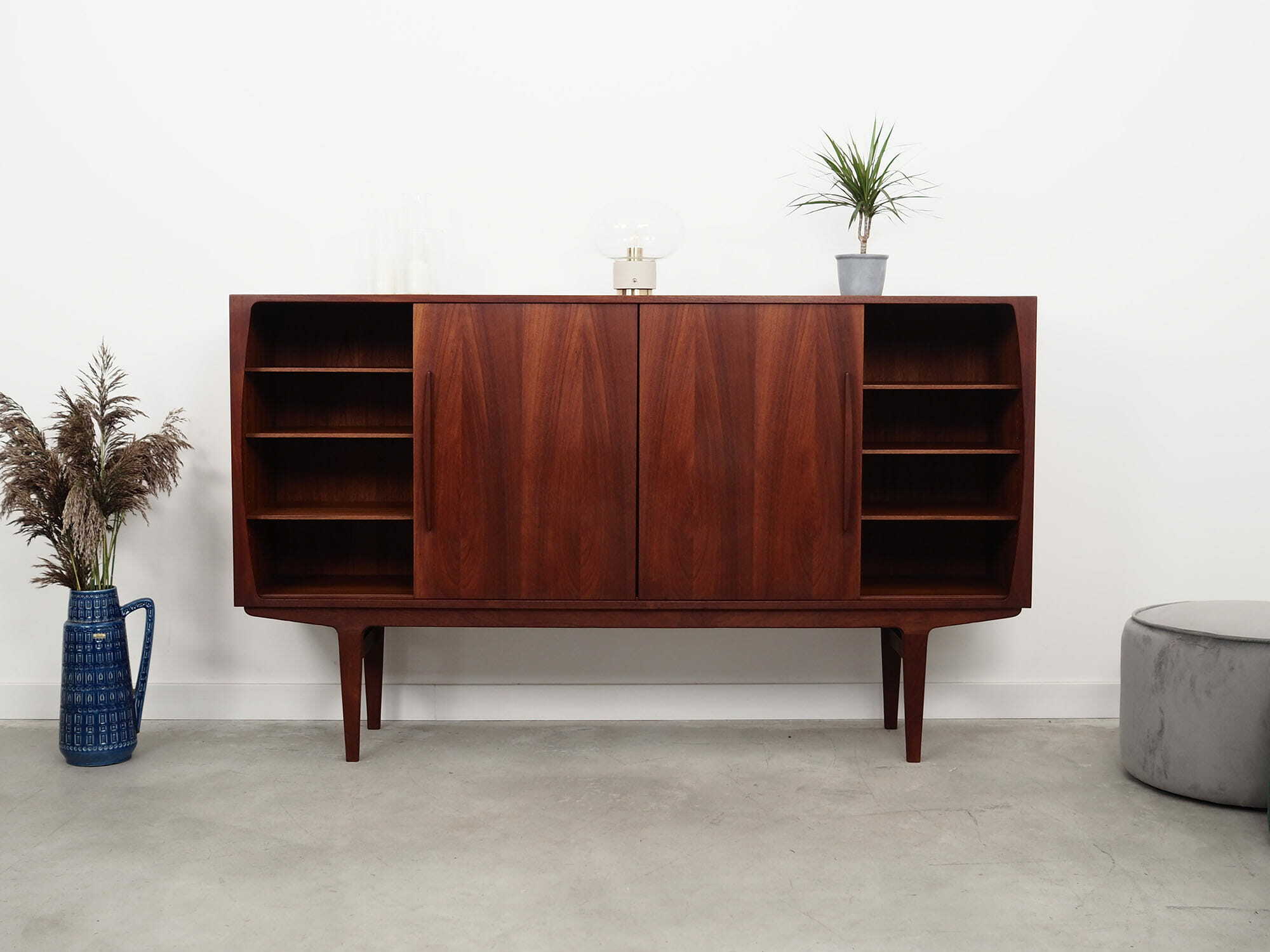 Vintage Sideboard Teak Wood Brown 1960s 3
