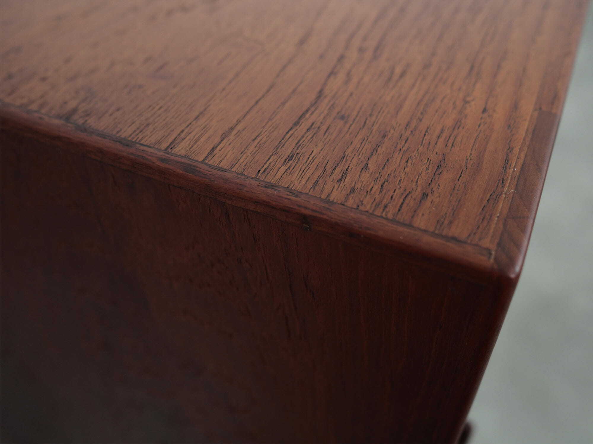 Vintage Sideboard Teak Wood Brown 1960s 7