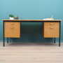 Vintage Desk Ash Wood Brown 1980s 1