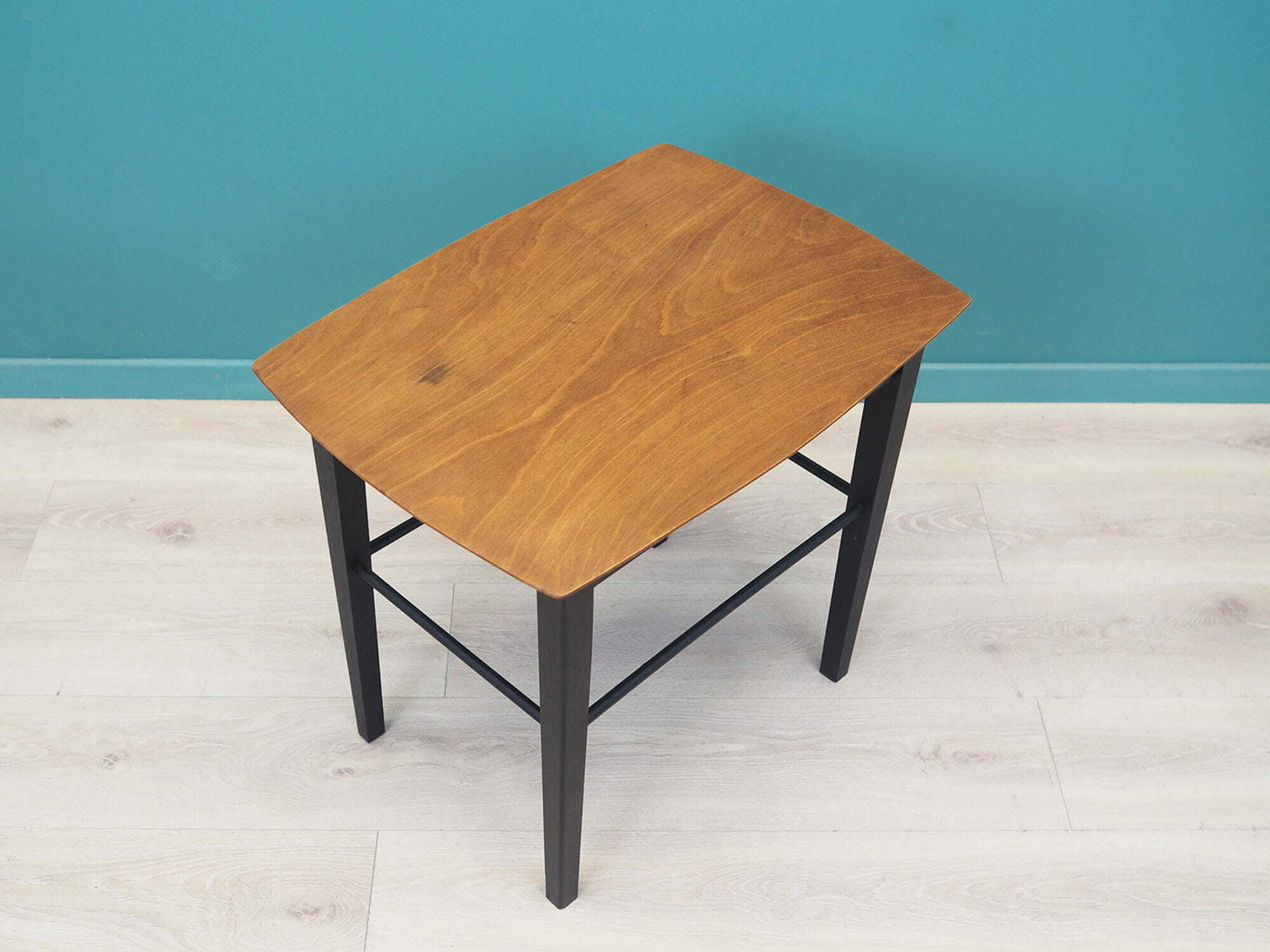 Vintage side table Walnut Brown 1970s 4