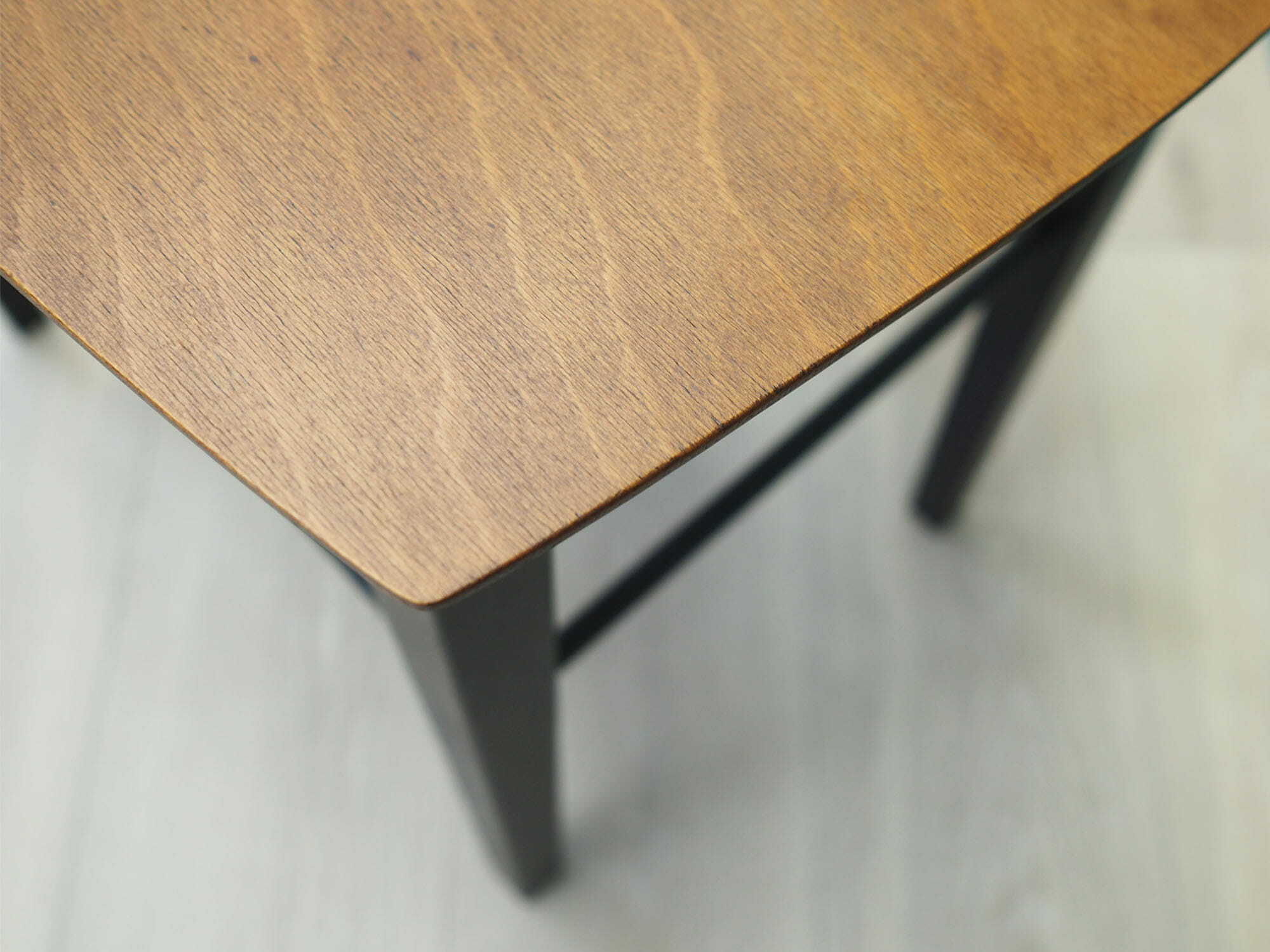 Vintage side table Walnut Brown 1970s 9