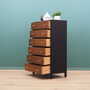 Vintage chest of drawers walnut wood brown 1960s 3