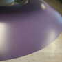 Vintage Pendant Lamp Metal Violet 1970s 9