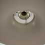 Vintage pendant lamp metal white 1970s 6