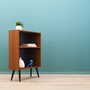 Vintage Bücherregal Teakholz Braun 1970er Jahre 3