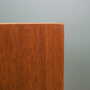 Vintage Bücherregal Teakholz Braun 1970er Jahre 8