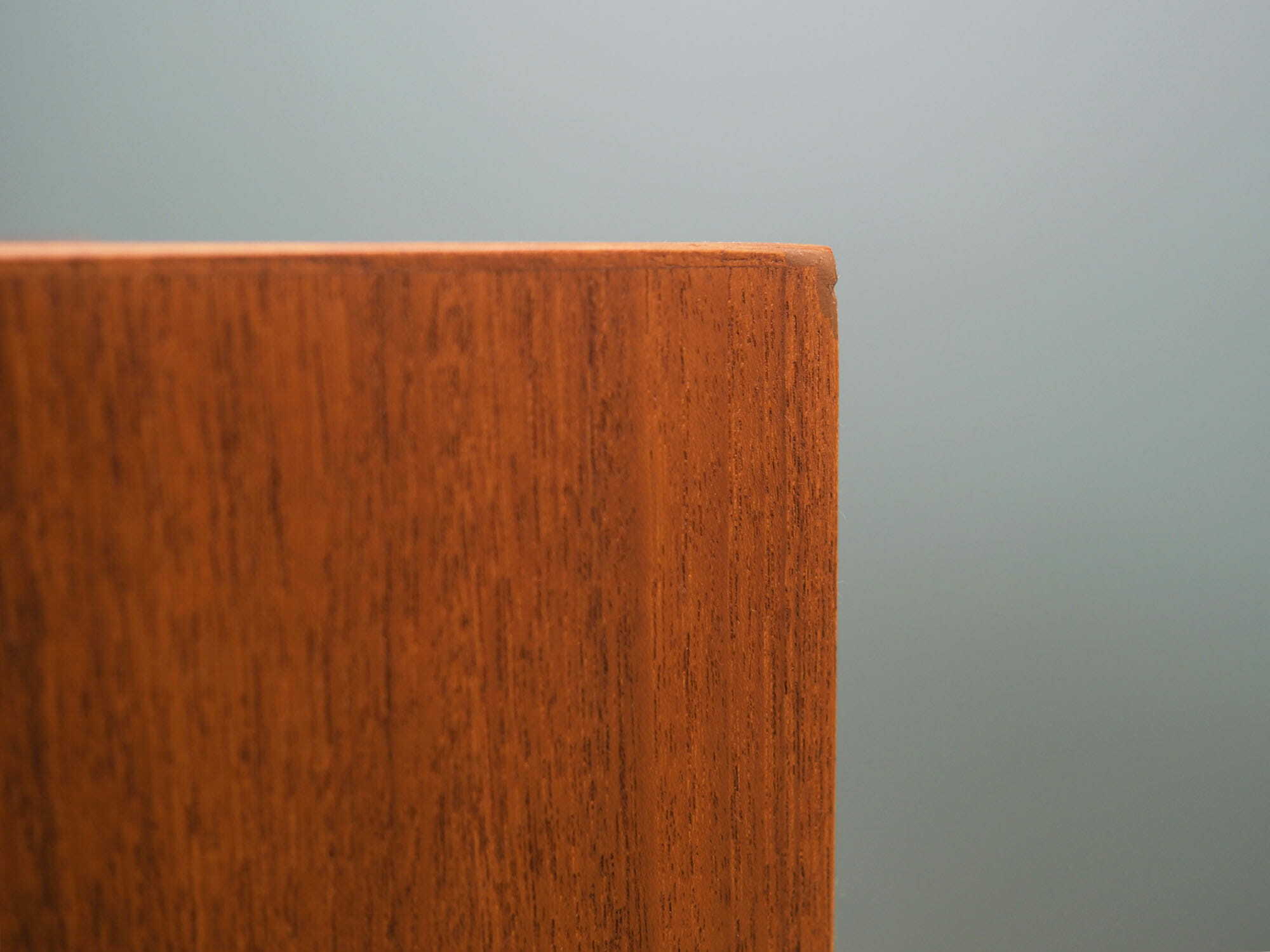 Vintage Bookshelf Teak Wood Brown 1970s 8