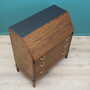 Vintage Secretary Desk Wood Metal Brown 1960s 7