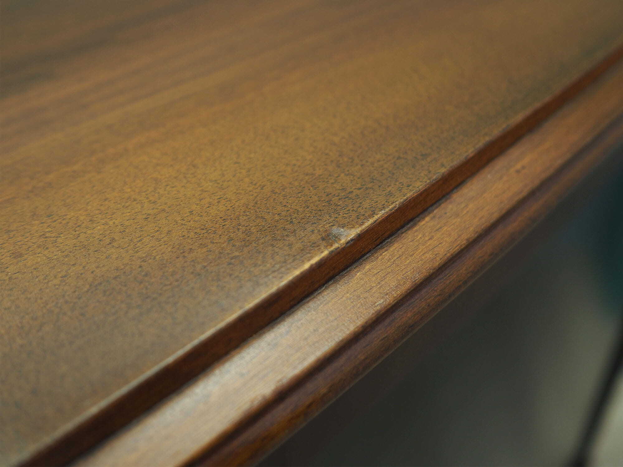 Vintage cabinet walnut wood brown 1960s 9
