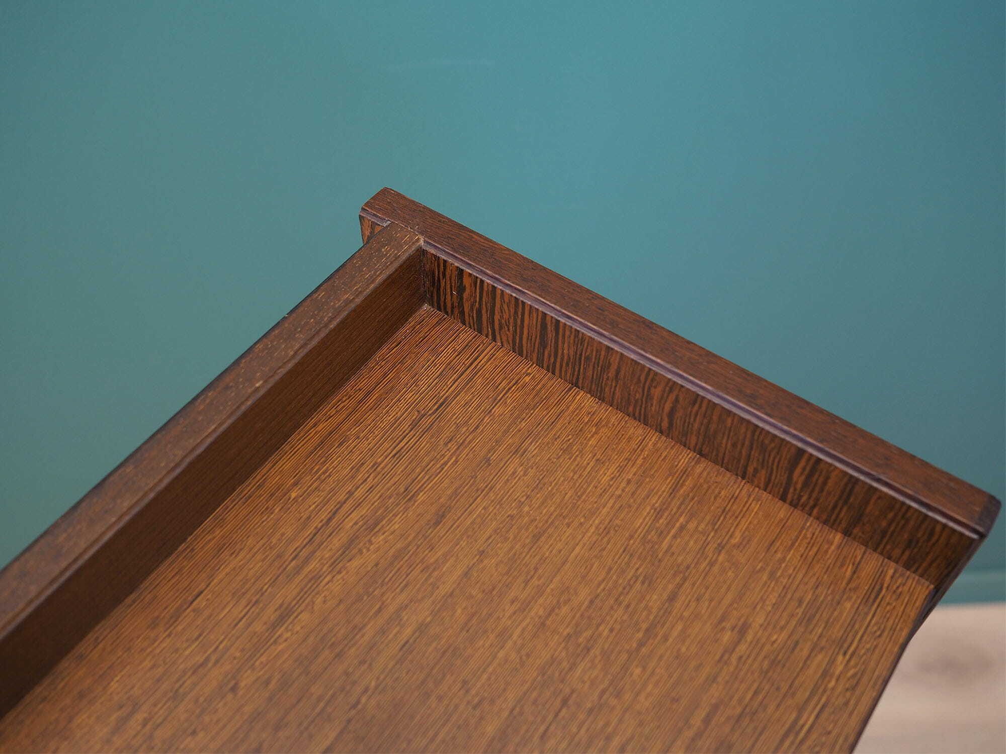Vintage Bookshelf Oak Wood Brown 1970s 8