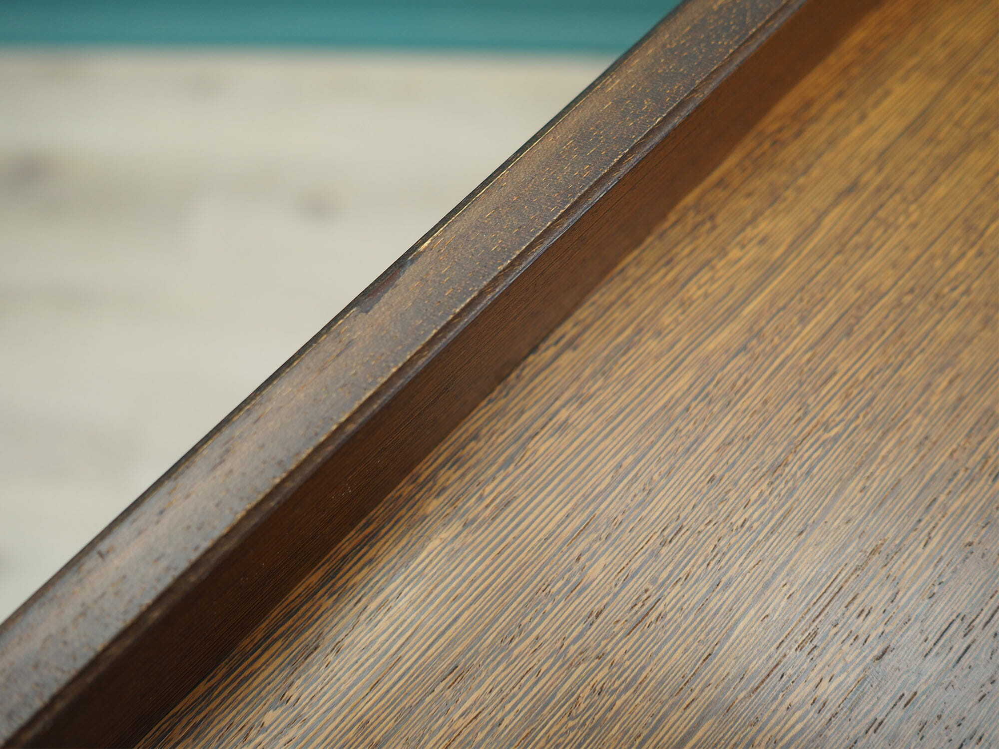 Vintage Bookshelf Oak Wood Brown 1970s 7