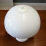Vintage table lamp metal plastic white 1970s 2