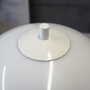 Vintage table lamp metal plastic white 1970s 4