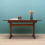 Vintage Cherry Wood Brown Table 1970s 1